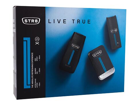 Voda po holení STR8 Live True 50 ml poškozená krabička Kazeta
