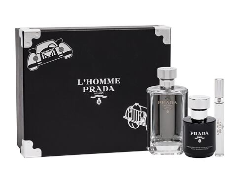 Toaletní voda Prada L´Homme 100 ml poškozená krabička Kazeta