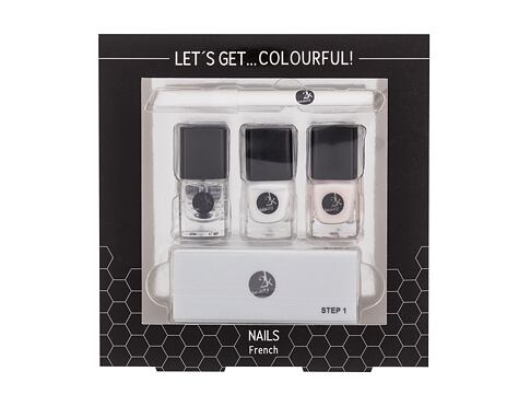 Lak na nehty 2K Let´s Get Colourful! French 5 ml Kazeta