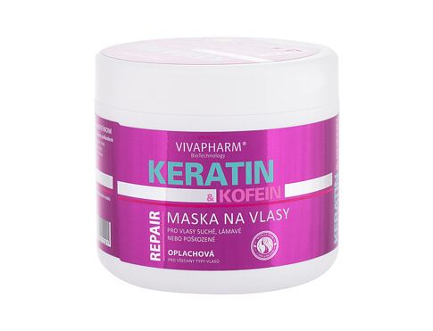Maska na vlasy Vivaco VivaPharm Keratin & Caffeine 600 ml