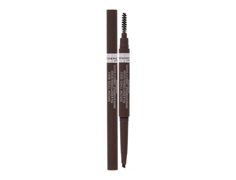 Tužka na obočí Rimmel London Brow This Way Fill & Sculpt 0,25 g 002 Medium Brown