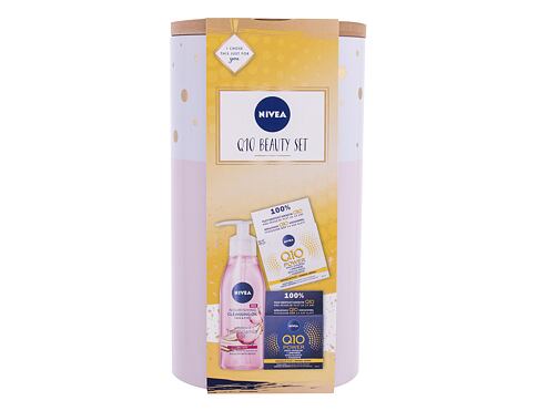 Denní pleťový krém Nivea Q10 Beauty Set 50 ml poškozená krabička Kazeta