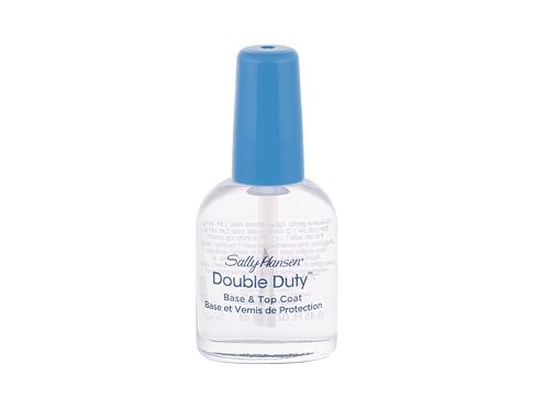 Péče o nehty Sally Hansen Double Duty Strengthening Base & Top Coat 13,3 ml poškozený obal
