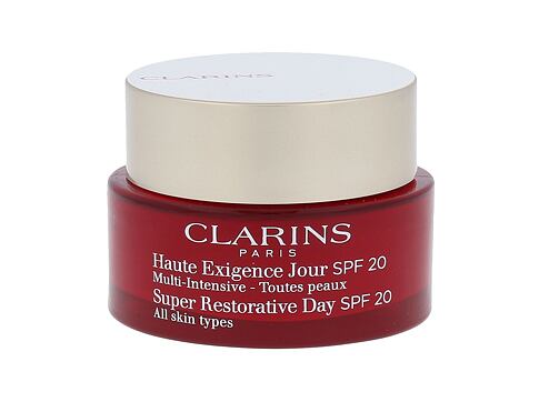 Denní pleťový krém Clarins Age Replenish Super Restorative Day SPF20 50 ml poškozená krabička