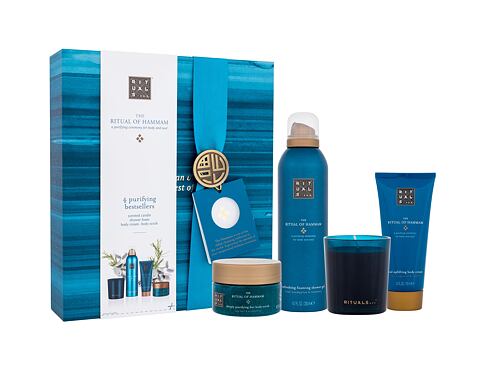 Sprchová pěna Rituals The Ritual Of Hammam 4 Purifying Bestsellers 200 ml poškozená krabička Kazeta