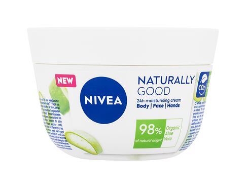 Tělový krém Nivea Naturally Good Organic Aloe Vera Body Face Hands 200 ml