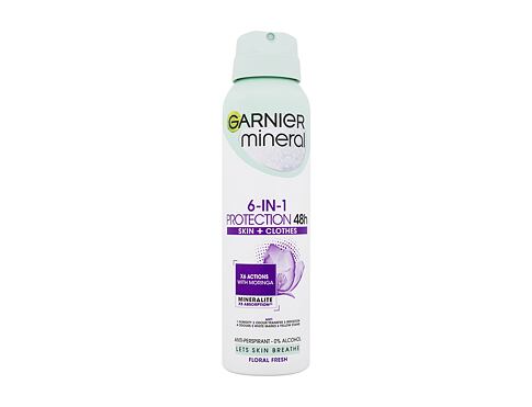 Antiperspirant Garnier Mineral Protection 6-in-1 Floral Fresh 48h 150 ml