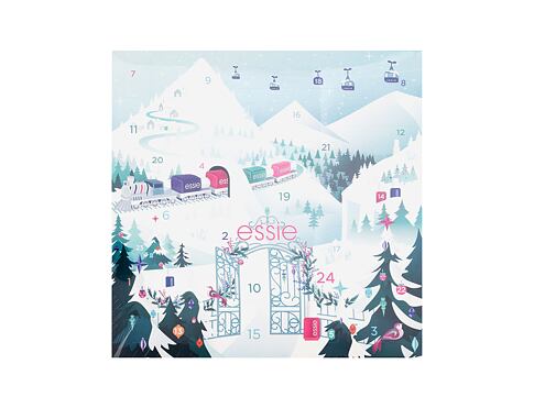 Lak na nehty Essie Nail Lacquer Express Train Advent Calendar 213 ml poškozená krabička Kazeta