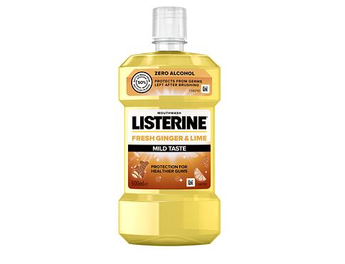 Ústní voda Listerine Fresh Ginger & Lime Mild Taste Mouthwash 500 ml