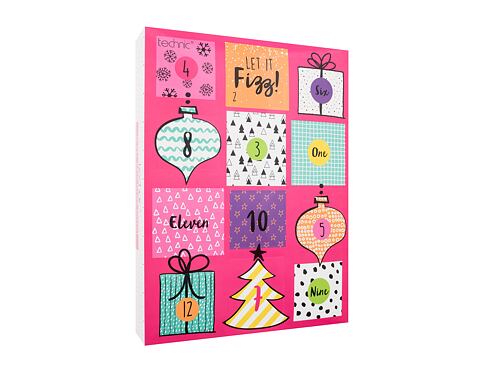 Bomba do koupele Technic 12 Day Bath Fizzer Advent Calendar 1 ks poškozená krabička Kazeta