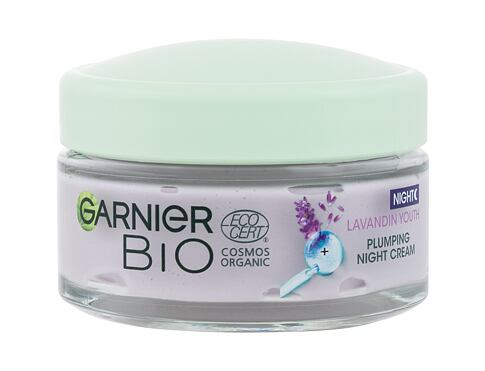 Noční pleťový krém Garnier Bio Lavandin Youth Night 50 ml poškozená krabička