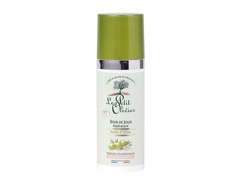 Denní pleťový krém Le Petit Olivier Olive Oil Moisturizing 50 ml poškozená krabička