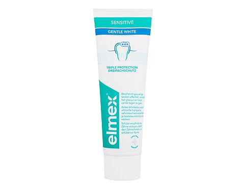 Zubní pasta Elmex Sensitive Gentle White 75 ml poškozená krabička