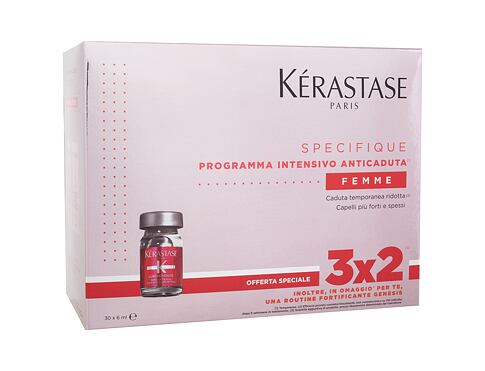 Sérum na vlasy Kérastase Spécifique Cure Anti-Chute Intensive Set 10x6 ml poškozená krabička Kazeta