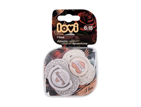 Dudlík LOVI I Love Dynamic Soother 6-18m 2 ks