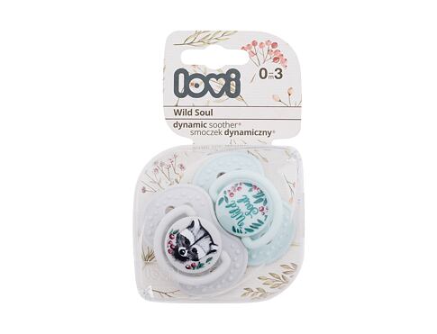 Dudlík LOVI Wild Soul Dynamic Soother Boy 0-3m 2 ks