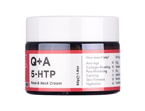Denní pleťový krém Q+A 5 - HTP Face & Neck 50 g poškozená krabička