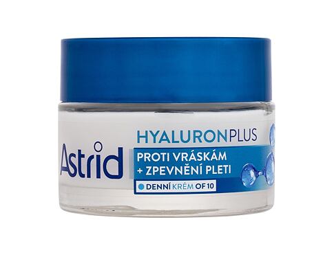 Denní pleťový krém Astrid Hyaluron 3D Antiwrinkle & Firming Day Cream SPF10 50 ml poškozená krabička
