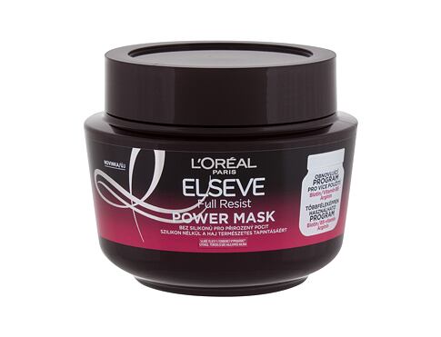 Maska na vlasy L'Oréal Paris Elseve Full Resist Power Mask 300 ml poškozený obal