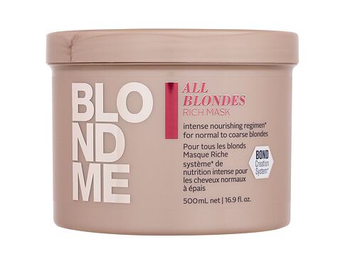 Maska na vlasy Schwarzkopf Professional Blond Me All Blondes Rich Mask 500 ml