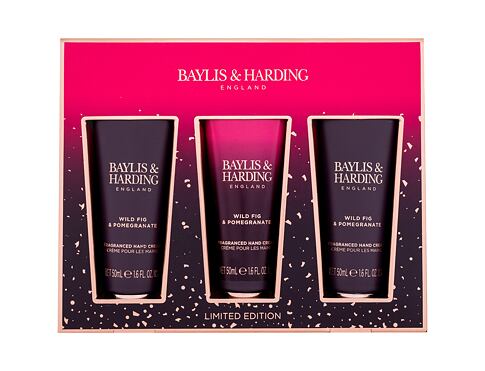 Krém na ruce Baylis & Harding Wild Fig & Pomegranate Gift Set 50 ml poškozená krabička Kazeta