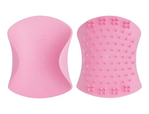 Kartáč na vlasy Tangle Teezer The Scalp Exfoliator & Massager 1 ks Pretty Pink poškozená krabička