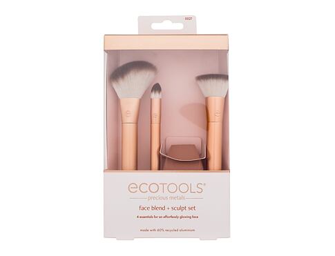 Štětec EcoTools Precious Metals Face Blend + Sculpt Set 1 ks poškozená krabička