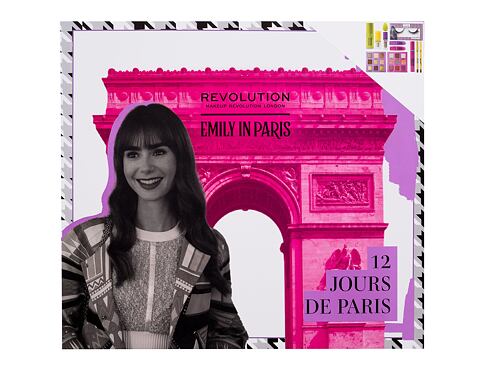 Dekorativní kazeta Makeup Revolution London Emily In Paris 12 Jours De Paris Advent Calendar 1 ks Kazeta
