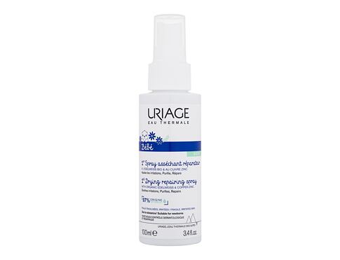 Tělová voda Uriage Bébé 1st Drying Repairing Spray 100 ml