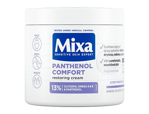 Tělový krém Mixa Panthenol Comfort Restoring Cream 400 ml