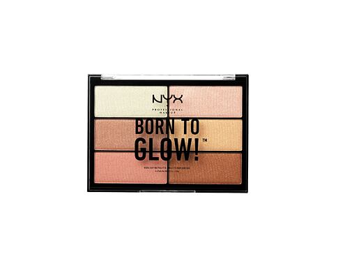 Rozjasňovač NYX Professional Makeup Born To Glow Highlighting Palette 28,8 g