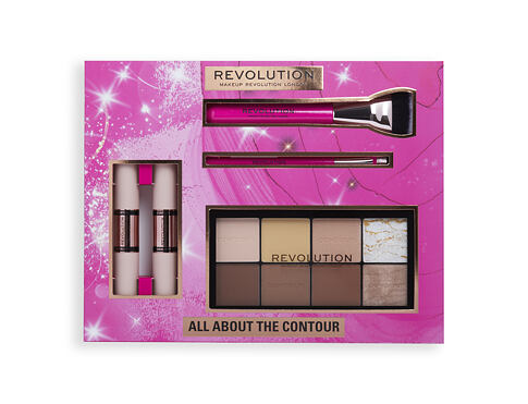 Konturovací paletka Makeup Revolution London All About The Contour Gift Set 16 g Kazeta