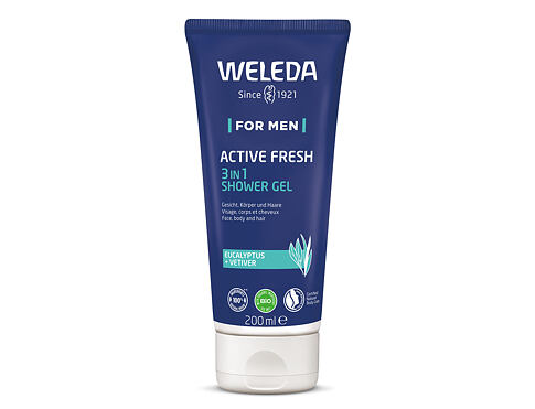 Sprchový gel Weleda For Men Active Fresh 3in1 200 ml