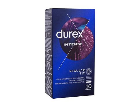 Kondomy Durex Intense 10 ks poškozená krabička