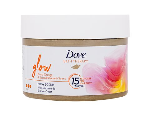 Tělový peeling Dove Bath Therapy Glow Body Scrub 295 ml