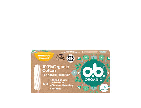 Tampon o.b. Organic Normal 16 ks