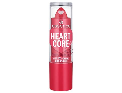 Balzám na rty Essence Heart Core Fruity Lip Balm 3 g 01 Crazy Cherry