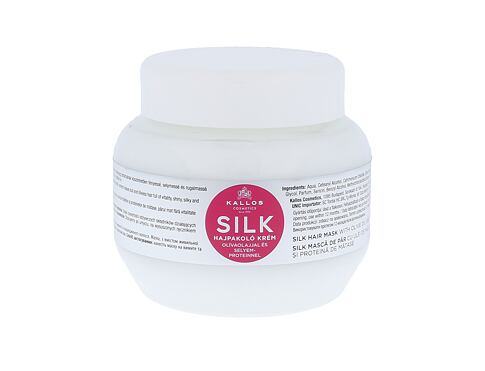Maska na vlasy Kallos Cosmetics Silk 275 ml poškozený flakon