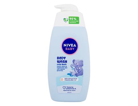 Sprchový gel Nivea Baby Body Wash Mild Bath 450 ml