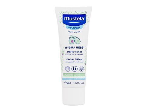 Denní pleťový krém Mustela Hydra Bébé® Facial Cream 40 ml poškozený obal