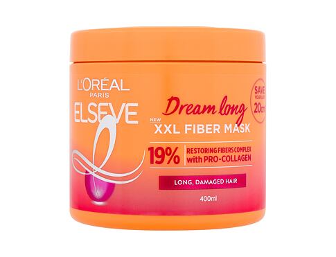 Maska na vlasy L'Oréal Paris Elseve Dream Long XXL Fiber Mask 400 ml
