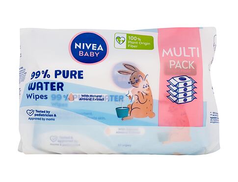 Čisticí ubrousky Nivea Baby 99% Pure Water Wipes 4x57 ks