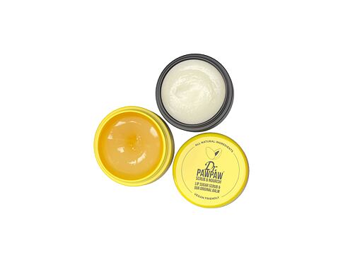 Balzám na rty Dr. PAWPAW Scrub & Nourish Lip Scrub & Lip Balm Duo 16 g