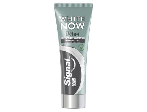 Zubní pasta Signal White Now Detox Charcoal & Clay 75 ml