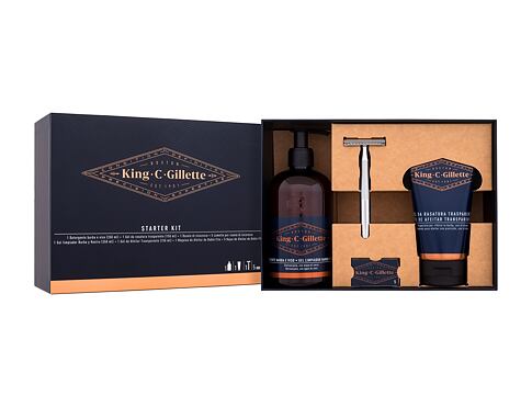 Holicí strojek Gillette King C. Starter Kit 1 ks Kazeta