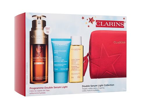 Pleťové sérum Clarins Double Serum Light Collection 50 ml poškozená krabička Kazeta