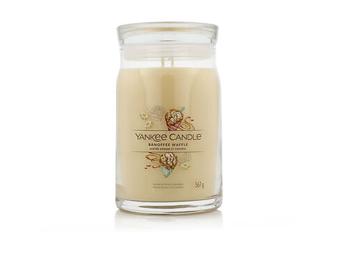 Vonná svíčka Yankee Candle Signature Banoffee Waffle 567 g