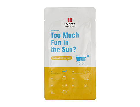 Přípravek po opalování Leaders Insolution Daily Wonders Too Much Fun in the Sun? Soothing & Calming Mask 25 ml