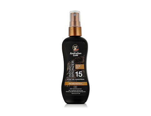 Opalovací přípravek na tělo Australian Gold Instant Bronzer Spray Gel Sunscreen 100 ml