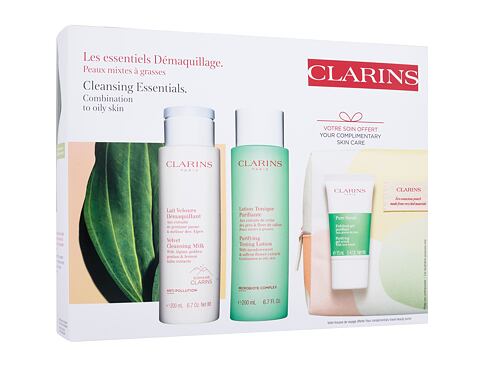 Čisticí mléko Clarins Cleansing Essentials 200 ml poškozená krabička Kazeta